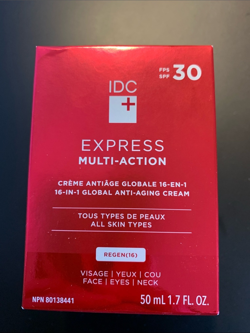 IDC Express Multi-Action 16-in-1 Global Anti-Aging Cream - 50ml - New!